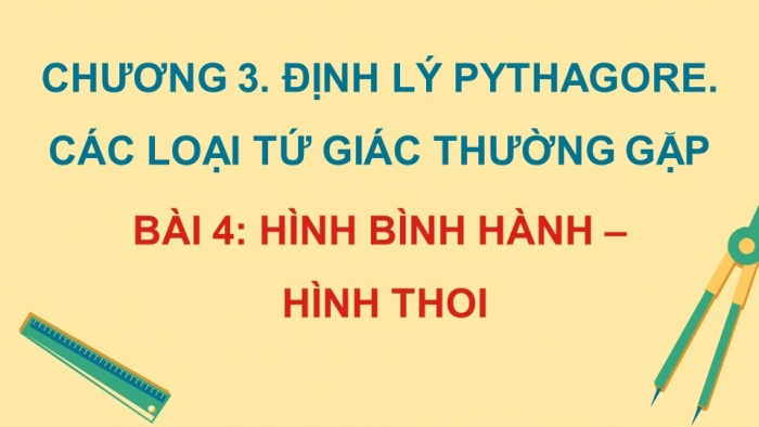 Giáo án và PPT đồng bộ Toán 8 chân trời sáng tạo