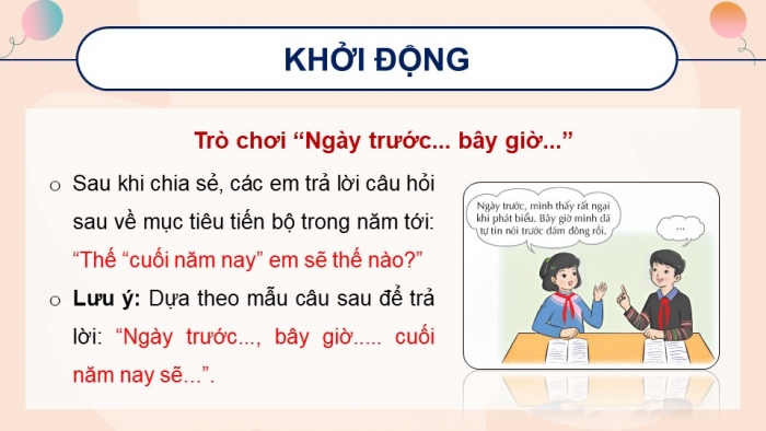 Giáo án điện tử Hoạt động trải nghiệm 5 kết nối Chủ đề Em lớn lên mỗi ngày - Tuần 2