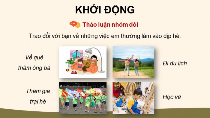 Giáo án điện tử Tiếng Việt 5 chân trời Bài 1: Chiều dưới chân núi