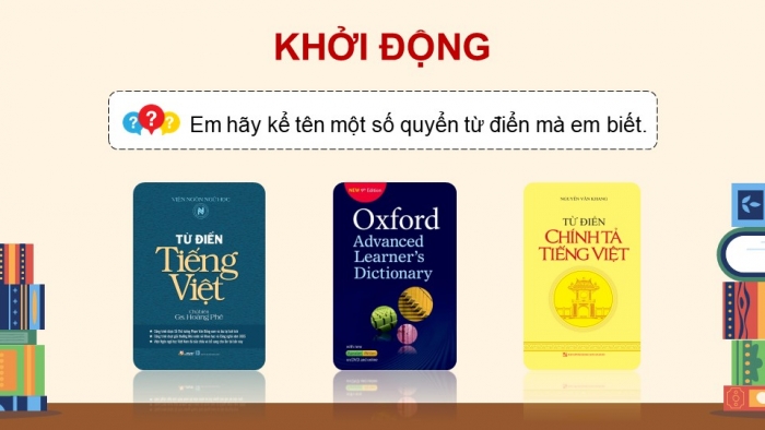 Giáo án điện tử Tiếng Việt 5 chân trời Bài 7: Sử dụng từ điển