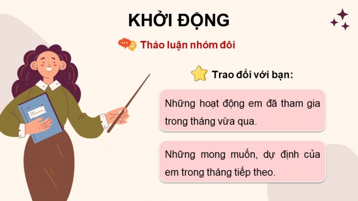 Giáo án điện tử Tiếng Việt 5 chân trời Bài 8: Viết báo cáo công việc