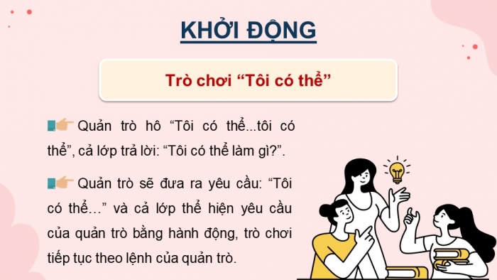 Giáo án điện tử Hoạt động trải nghiệm 5 chân trời bản 2 Chủ đề 1 Tuần 2