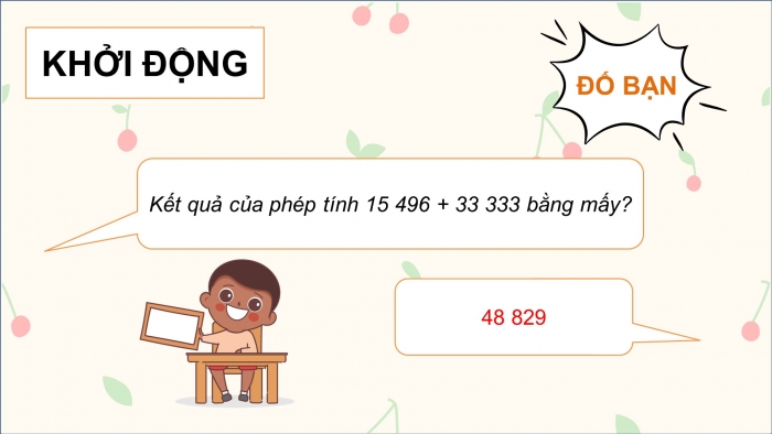 Giáo án điện tử Toán 5 cánh diều Bài 2: Ôn tập về các phép tính với số tự nhiên