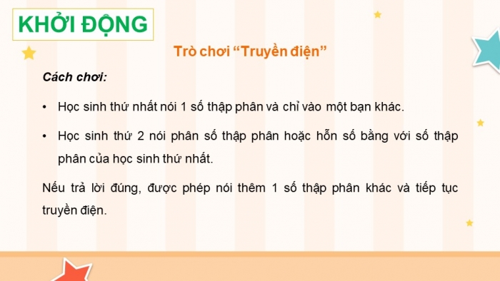 Giáo án điện tử Toán 5 cánh diều Bài 17: Số thập phân bằng nhau