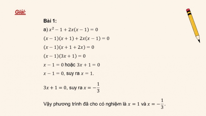 Giáo án điện tử Toán 9 chân trời Bài tập cuối chương 1