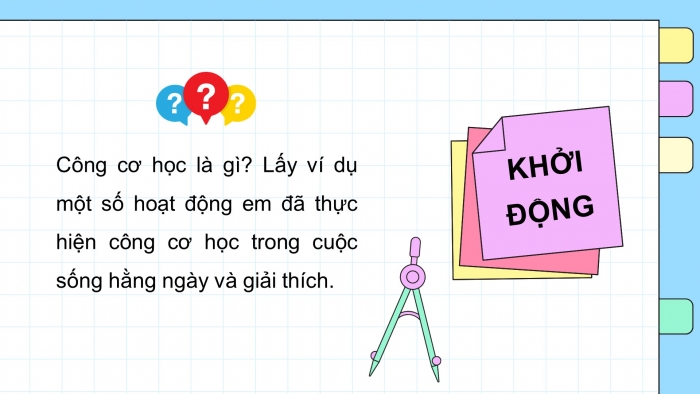 Giáo án điện tử KHTN 9 chân trời - Phân môn Vật lí Bài Ôn tập chủ đề 1