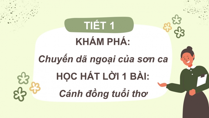 Giáo án và PPT đồng bộ Âm nhạc 3 chân trời sáng tạo