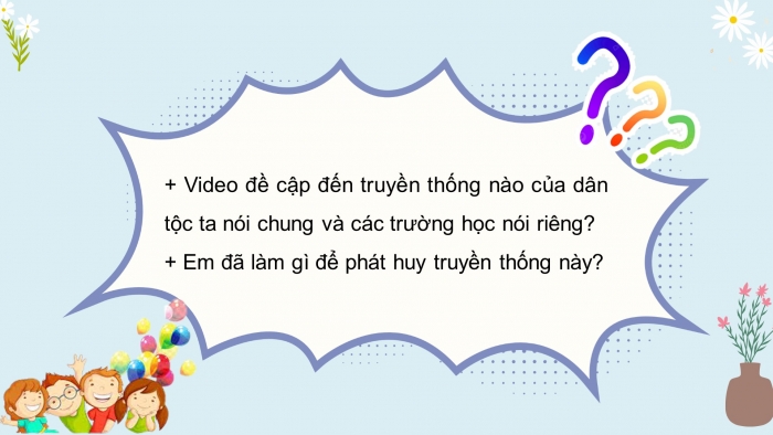 Giáo án điện tử hoạt động trải nghiệm 5 cánh diều chủ đề 1 tuần 2