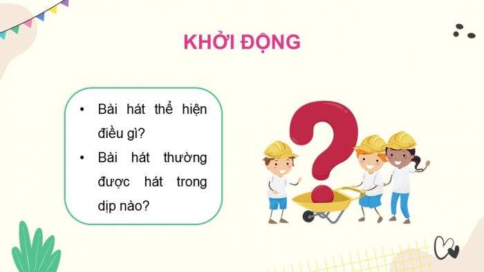 Giáo án điện tử hoạt động trải nghiệm 5 cánh diều chủ đề 1 tuần 1