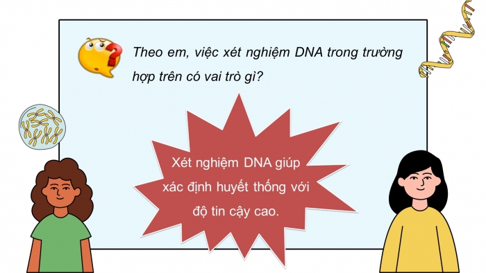 Giáo án điện tử KHTN 9 chân trời - Phân môn Sinh học Bài 37: Nucleic acid và ứng dụng