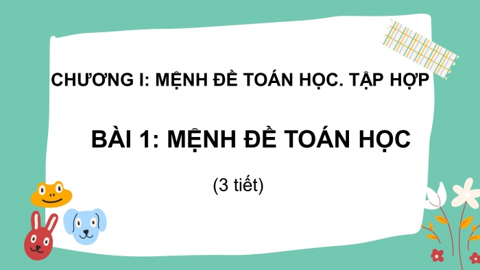 Giáo án và PPT đồng bộ Toán 10 cánh diều