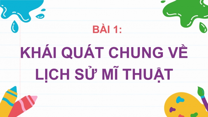 Giáo án và PPT đồng bộ Mĩ thuật 10 kết nối tri thức