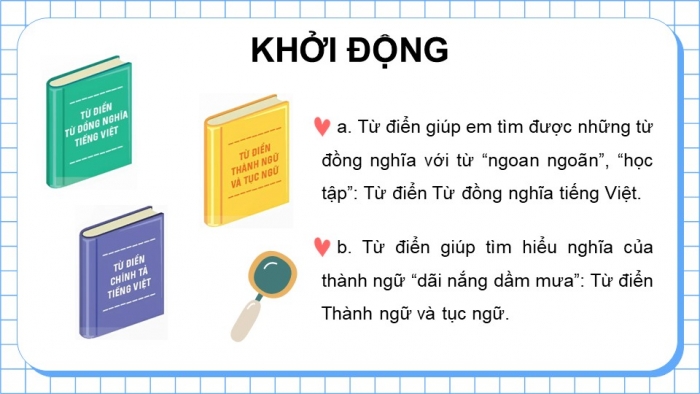 Giáo án điện tử Tiếng Việt 5 chân trời Bài 7: Luyện tập sử dụng từ điển