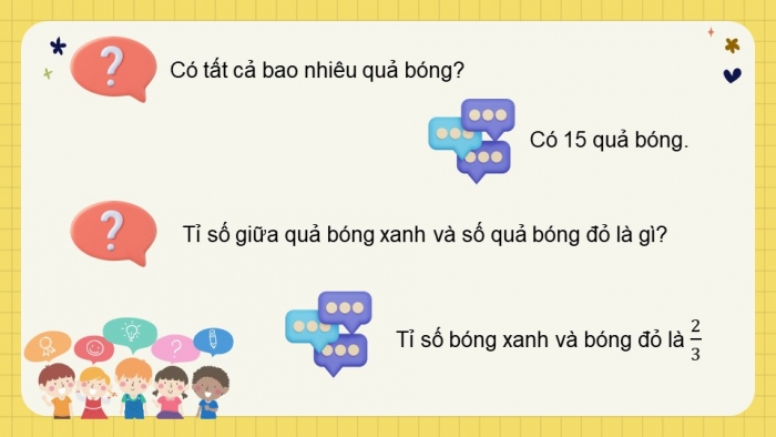 Giáo án điện tử Toán 5 cánh diều Bài 7: Tìm hai số khi biết tổng và tỉ số của hai số đó