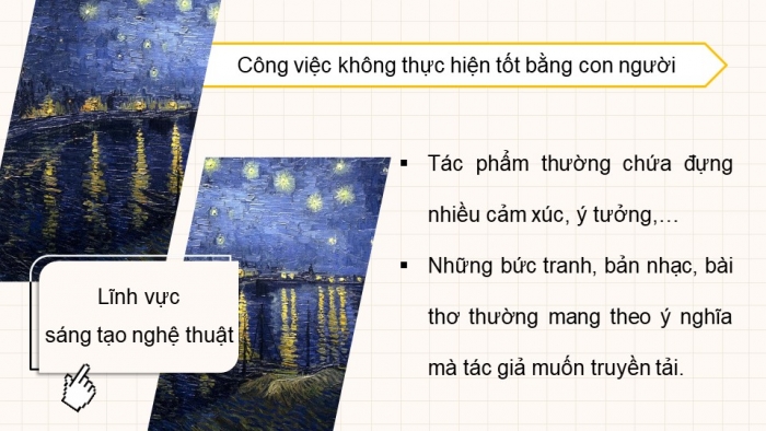 Giáo án điện tử Tin học ứng dụng 12 cánh diều Bài 1: Giới thiệu về Trí tuệ nhân tạo