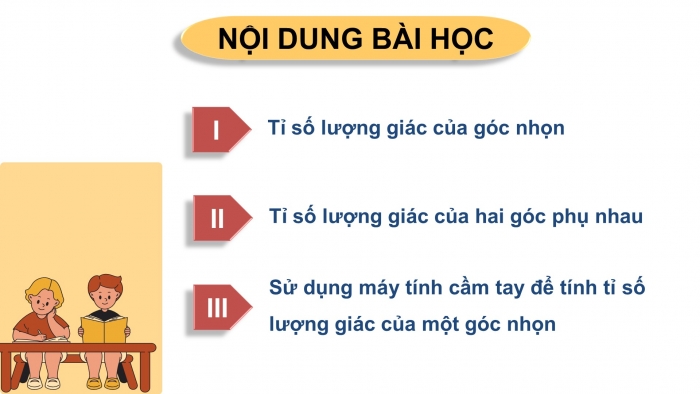 Giáo án điện tử Toán 9 cánh diều Bài 1: Tỉ số lượng giác của góc nhọn