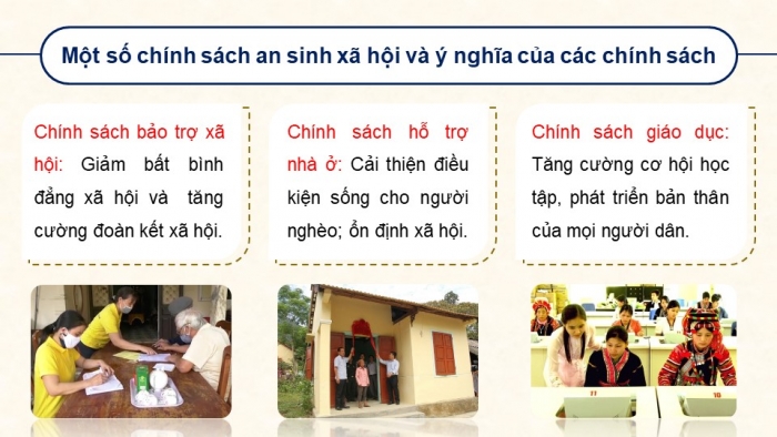 Giáo án điện tử Kinh tế pháp luật 12 chân trời Bài 4: An sinh xã hội