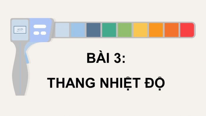 Giáo án điện tử Vật lí 12 cánh diều Bài 3: Thang nhiệt độ