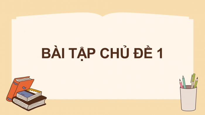 Giáo án điện tử Vật lí 12 cánh diều Bài tập Chủ đề 1