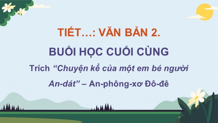 Giáo án và PPT đồng bộ Ngữ văn 7 cánh diều