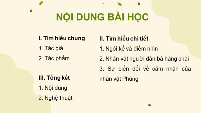 Giáo án điện tử Ngữ văn 12 cánh diều Bài 1: Chiếc thuyền ngoài xa (Nguyễn Minh Châu)