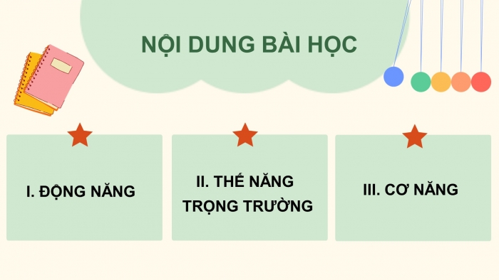 Giáo án điện tử KHTN 9 cánh diều - Phân môn Vật lí Bài 2: Cơ năng