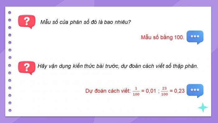 Giáo án điện tử Toán 5 cánh diều Bài 14: Số thập phân (tiếp theo)