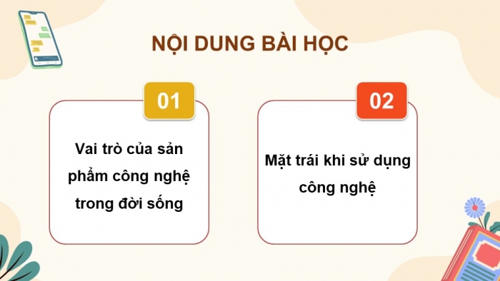 Giáo án điện tử Công nghệ 5 cánh diều Bài 1: Công nghệ trong đời sống