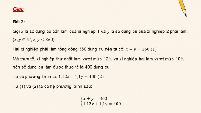 Giáo án điện tử Toán 9 chân trời Bài tập cuối chương 1