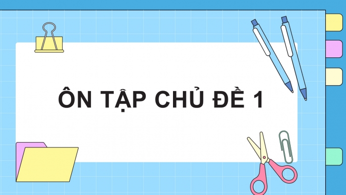 Giáo án điện tử KHTN 9 chân trời - Phân môn Vật lí Bài Ôn tập chủ đề 1