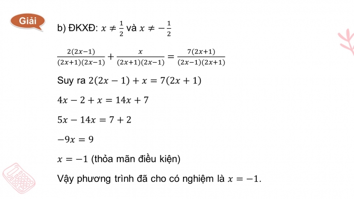 Giáo án điện tử Toán 9 cánh diều Bài tập cuối chương I