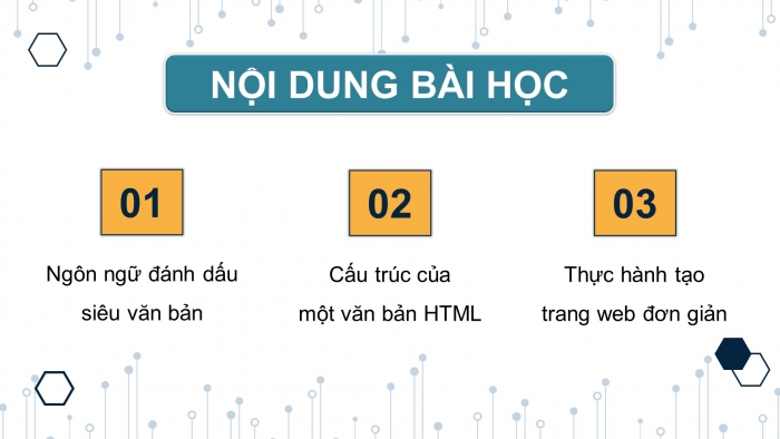 Giáo án điện tử Tin học ứng dụng 12 cánh diều Bài 1: Làm quen với ngôn ngữ đánh dấu siêu văn bản