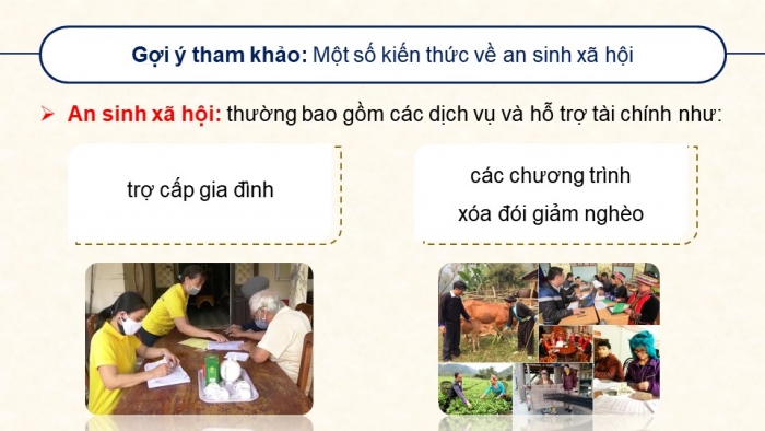 Giáo án điện tử Kinh tế pháp luật 12 cánh diều Bài 4: An sinh xã hội