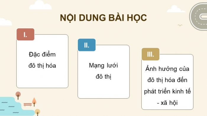 Giáo án điện tử Địa lí 12 cánh diều Bài 7: Đô thị hóa