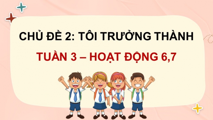 Giáo án điện tử hoạt động trải nghiệm 12 kết nối tri thức chủ đề 2 tuần 3