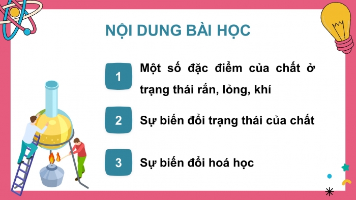 Giáo án điện tử Khoa học 5 chân trời Bài 4: Sự biến đổi của chất