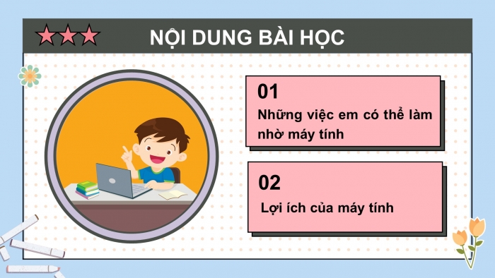 Giáo án điện tử Tin học 5 cánh diều Chủ đề A Bài 1: Lợi ích của máy tính