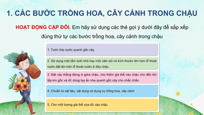 Giáo án và PPT đồng bộ Công nghệ 4 kết nối tri thức