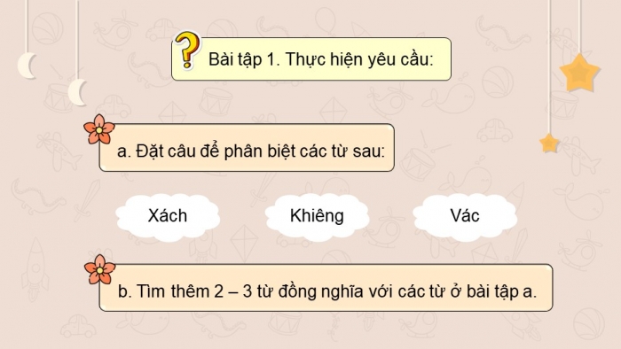 Giáo án điện tử Tiếng Việt 5 chân trời Bài Ôn tập giữa học kì I (Tiết 2 + 3)