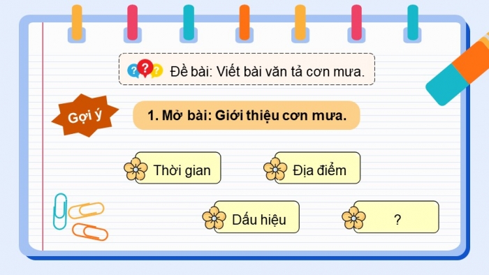 Giáo án điện tử Tiếng Việt 5 chân trời Bài Ôn tập giữa học kì I (Tiết 4 + 5)