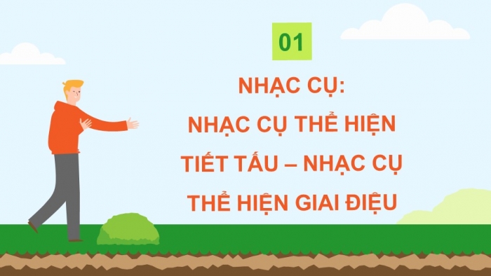 Giáo án điện tử Âm nhạc 5 cánh diều Tiết 7: Nhạc cụ Nhạc cụ thể hiện tiết tấu – Nhạc cụ thể hiện giai điệu, Lí thuyết âm nhạc Vạch nhịp, ô nhịp, trọng âm, phách