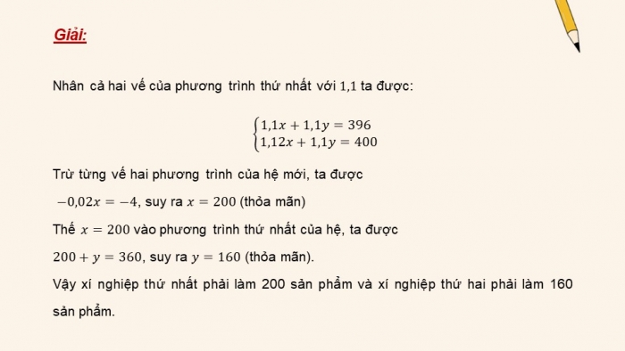 Giáo án điện tử Toán 9 chân trời Bài tập cuối chương 1