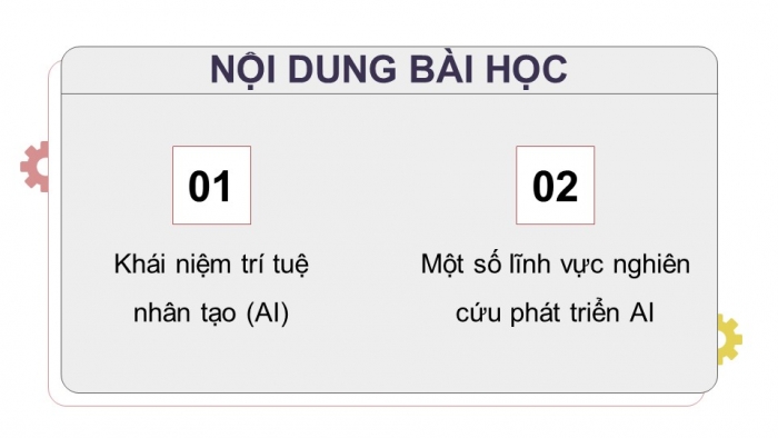 Giáo án điện tử Tin học ứng dụng 12 cánh diều Bài 1: Giới thiệu về Trí tuệ nhân tạo