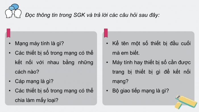 Giáo án điện tử Khoa học máy tính 12 cánh diều Bài 1: Cơ sở về mạng máy tính