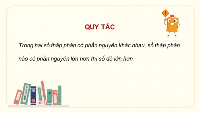 Giáo án điện tử Toán 5 chân trời Bài 21: So sánh hai số thập phân