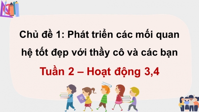 Giáo án điện tử hoạt động trải nghiệm 12 kết nối tri thức chủ đề 1 tuần 2