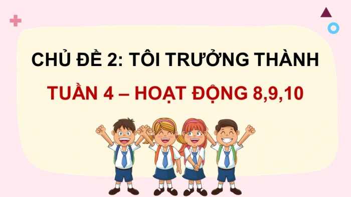 Giáo án điện tử hoạt động trải nghiệm 12 kết nối tri thức chủ đề 2 tuần 4