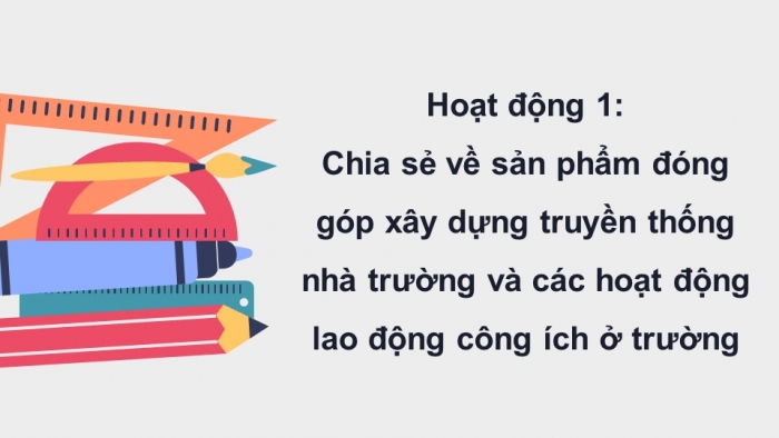 Giáo án điện tử Hoạt động trải nghiệm 9 Kết nối chủ đề 1 tuần 3