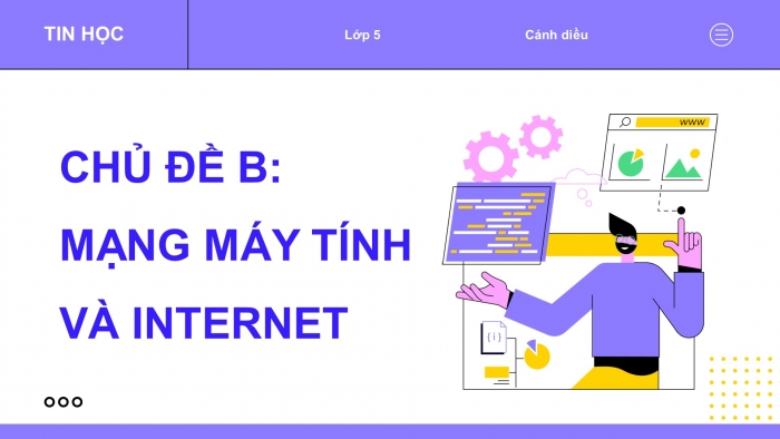 Giáo án điện tử Tin học 5 cánh diều Chủ đề B Bài 1: Tìm thông tin trên website