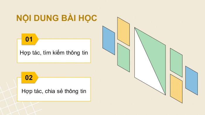 Giáo án điện tử Tin học 5 cánh diều Chủ đề B Bài 2: Hợp tác, tìm kiếm và chia sẻ thông tin